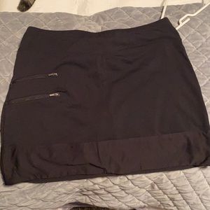 Athleta black tennis skirt